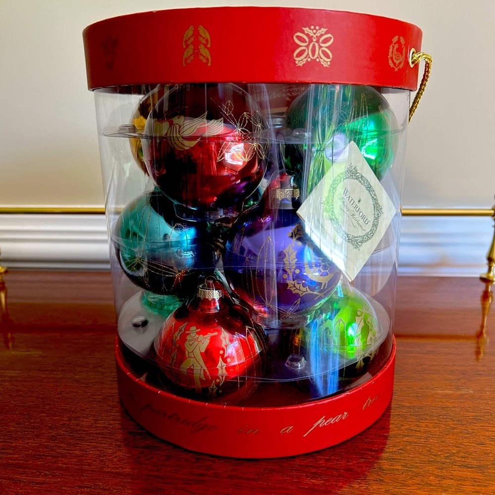 New Waterford Holiday 12 Days of Christmas Holiday Heirlooms Collection